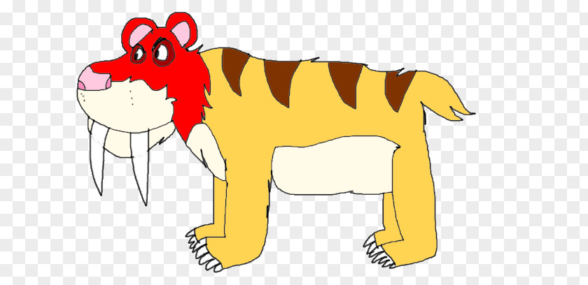 Saber-tooth Lion Dog Big Cat Mammal PNG