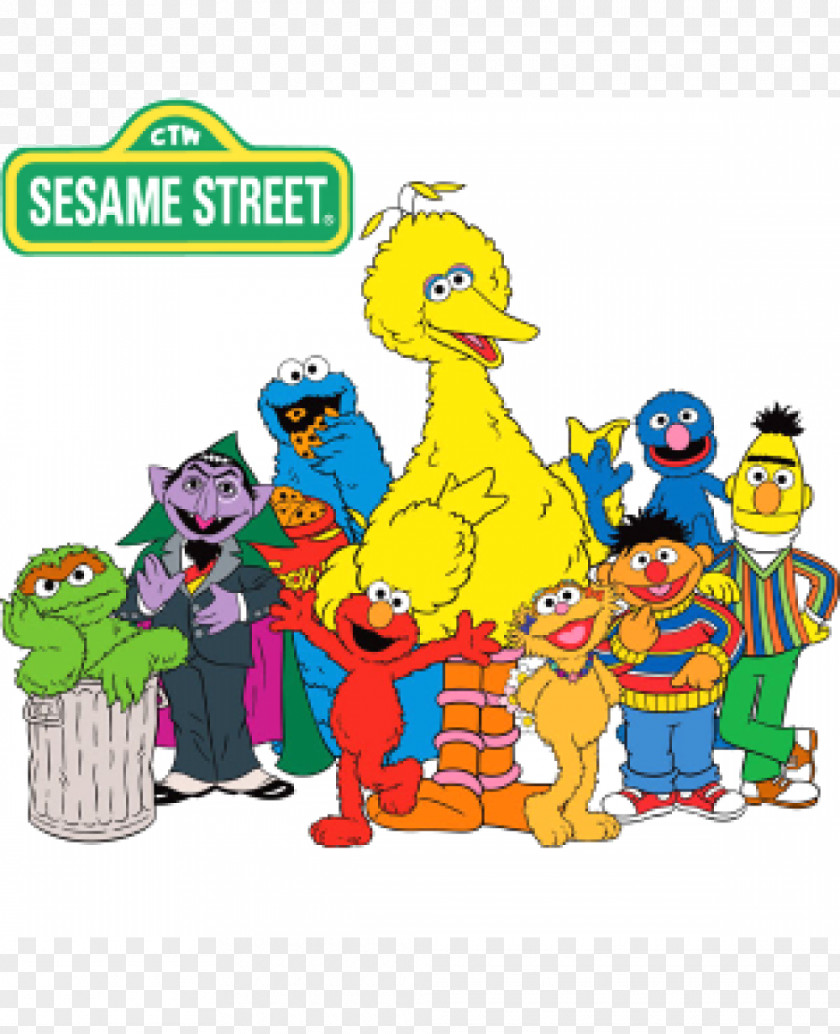 Sesame Street Elmo Count Von Cookie Monster Big Bird Enrique PNG