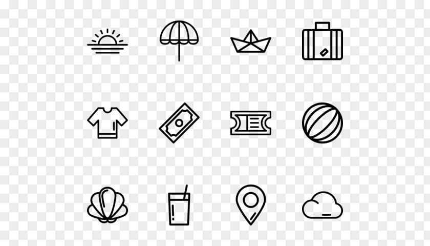 Summer Icons Royalty-free Drawing PNG