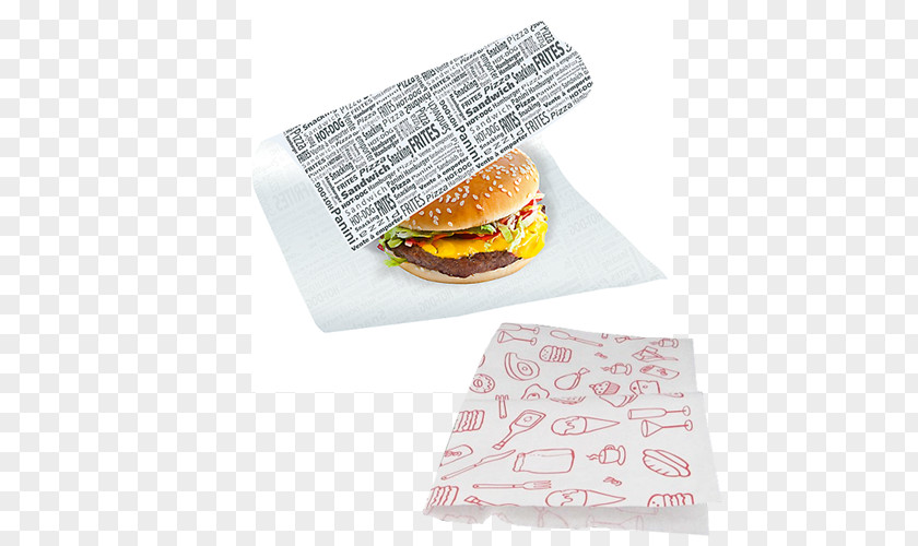 Wet Paper Kraft Cheeseburger Packaging And Labeling Tissue PNG