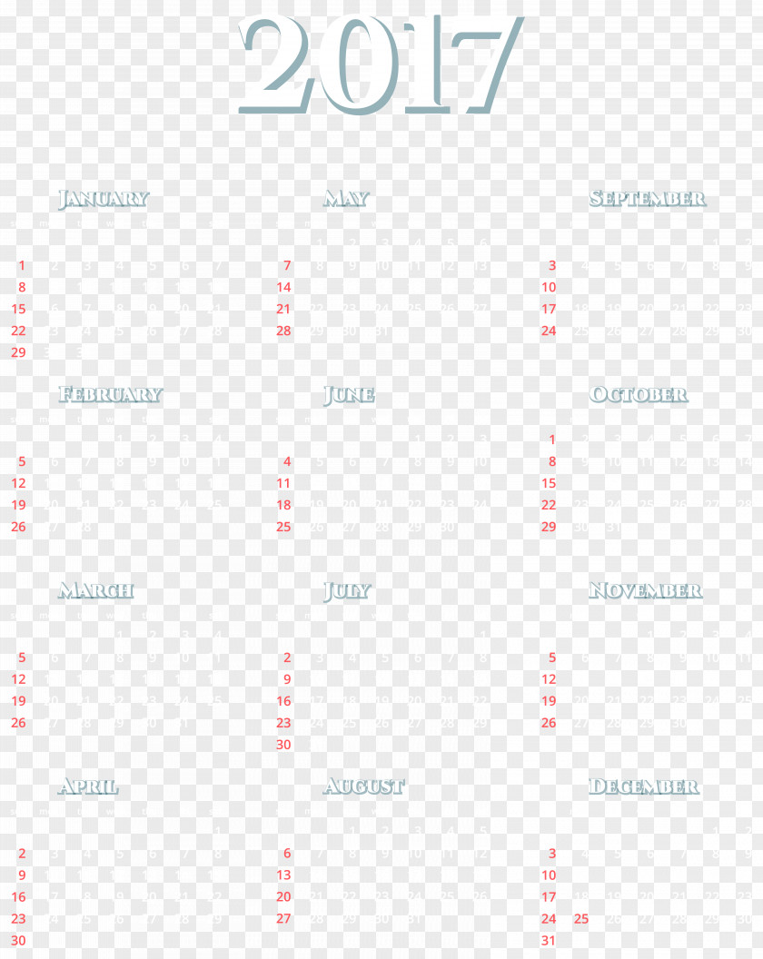 2017 Calendar Transparent Image Line Point Angle Pattern PNG