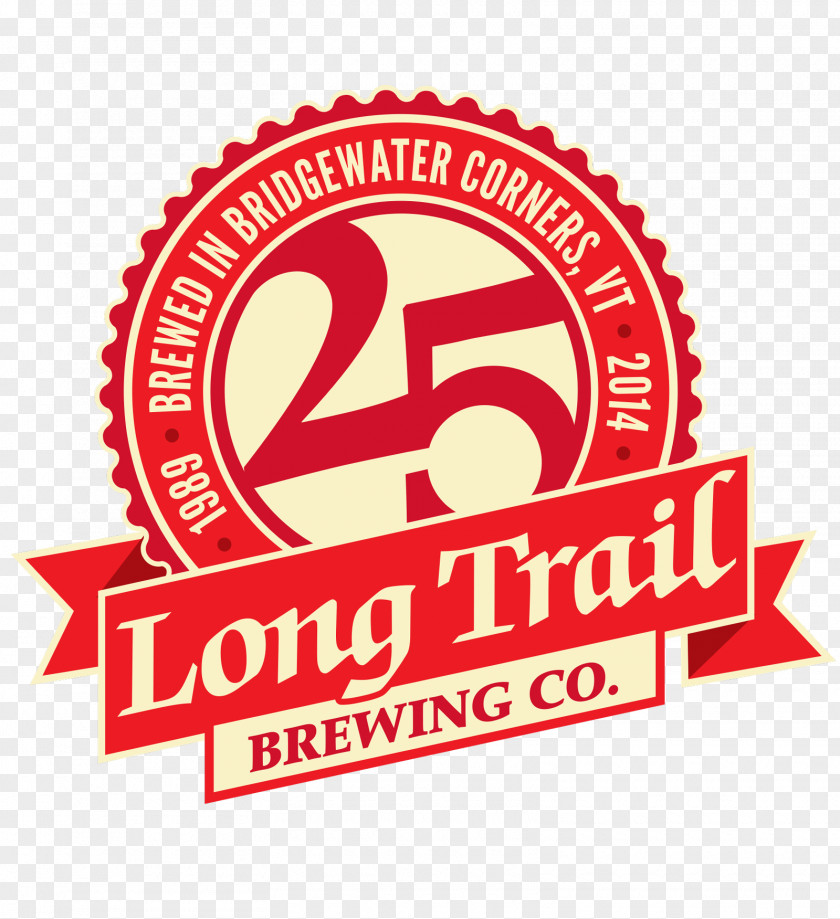 25 Year Anniversary Long Trail Brewing Company Logo Brand Font Product PNG