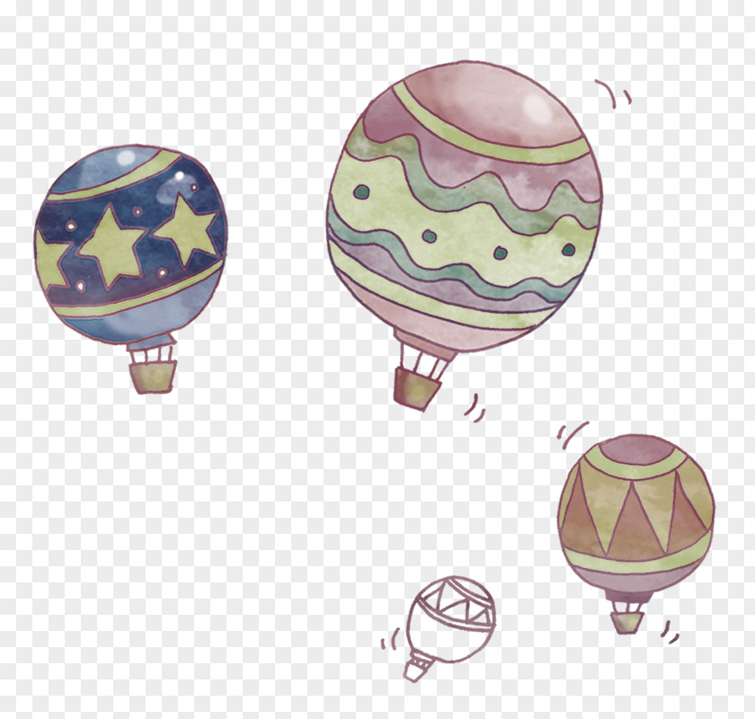 Colorful Simple Hot Air Balloon Wholesalers PNG
