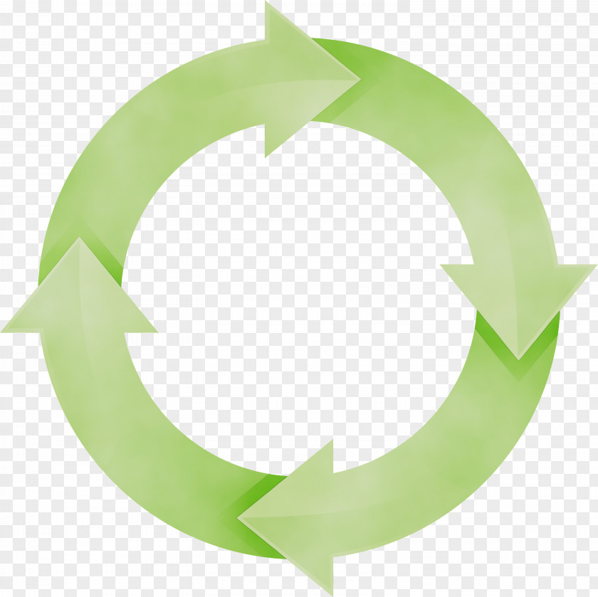 Green Leaf Circle Symbol Logo PNG