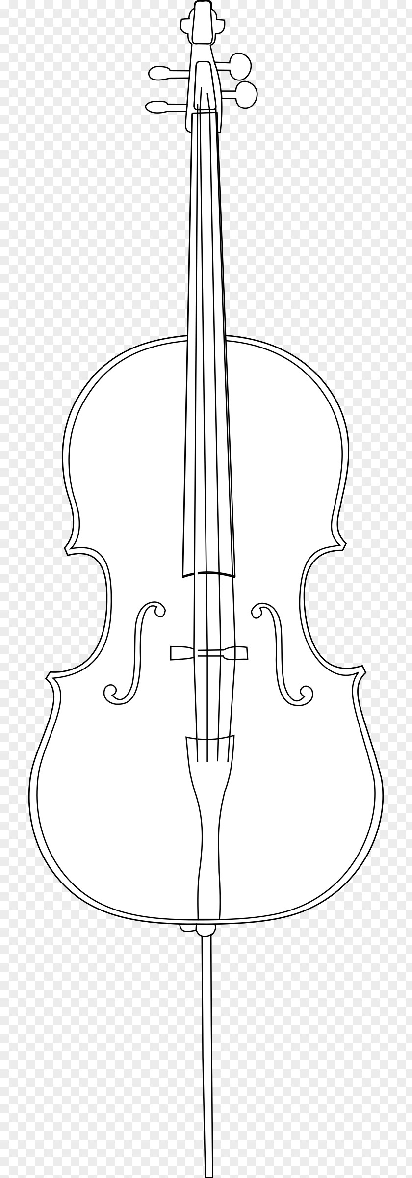 Musical Instruments Cello Drawing Clip Art PNG