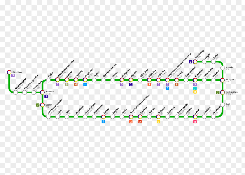 Seoul Subway Line 2 Incheon Rapid Transit 1 5 PNG