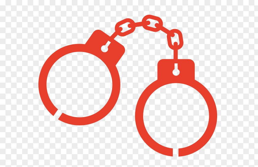 Through Police Handcuffs Arrest Prison Clip Art PNG