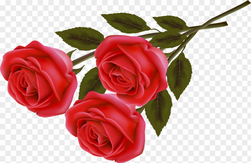 Valentine's Day Rose Heart Gift Flower Bouquet PNG