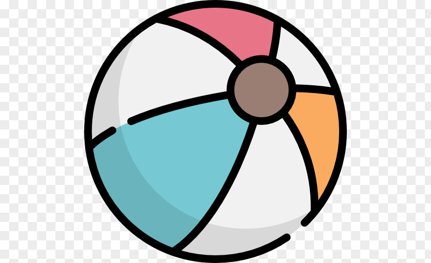 Beach Ball Coloring Pages Symbol PNG