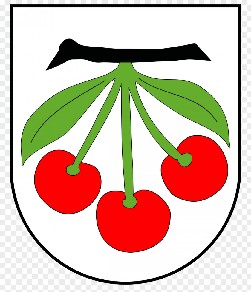Coat Of Arms Template Sweet Cherry Mösbach Kirsche Kirschblütenzauber PNG