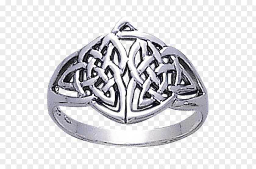 Infinity Knot Silver Endless Symbol Ring Jewellery PNG