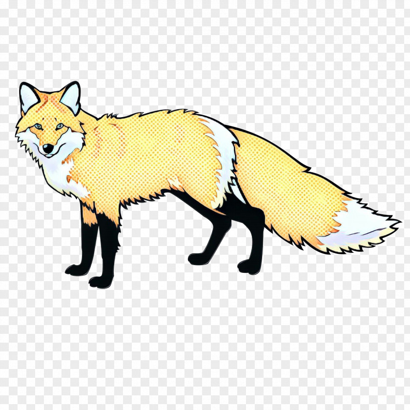Red Fox Clip Art Cat Line Cartoon PNG
