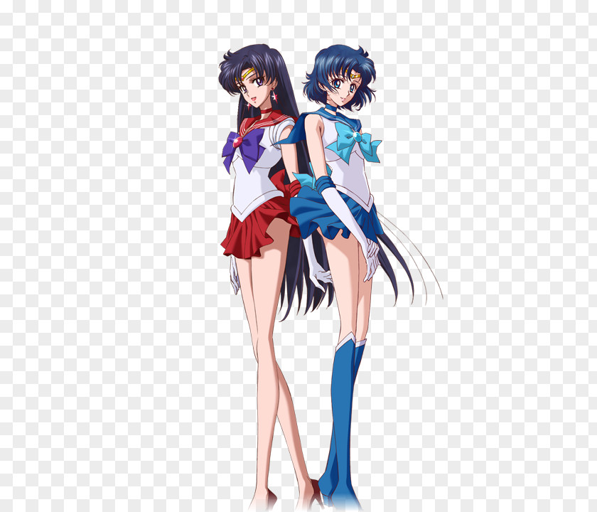 Sailor Mars Mercury Moon Venus Jupiter PNG