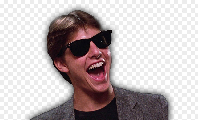 Tom Cruise Risky Business Joel Goodsen Ray-Ban Wayfarer Sunglasses PNG