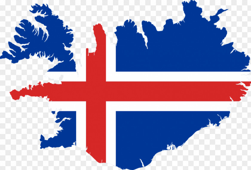 Flag Of Iceland Map Icelandic PNG