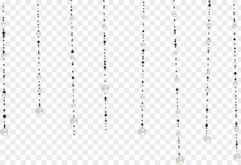 Pearls Body Jewellery Chain Black Font PNG