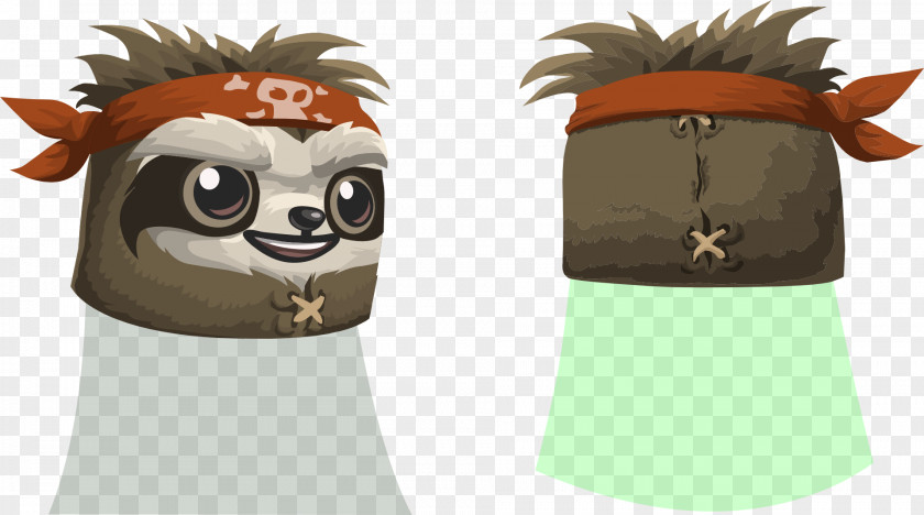 Sloth Raccoons Clip Art PNG