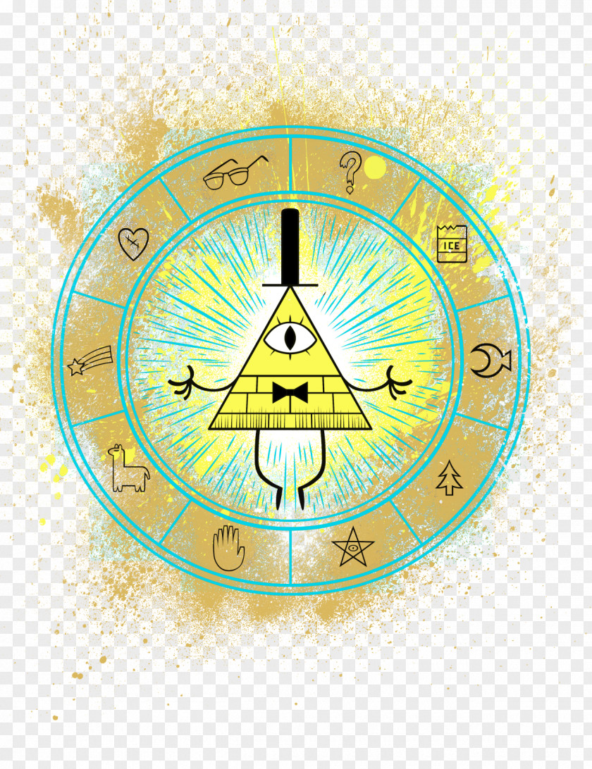 T-shirt Bill Cipher Gravity Falls Animated Film Image PNG
