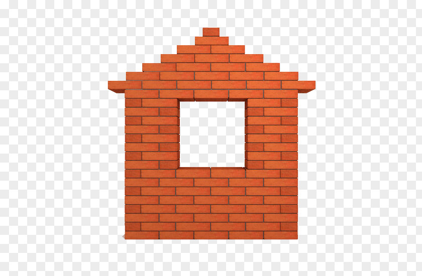 A Brick Wall Drawing House PNG