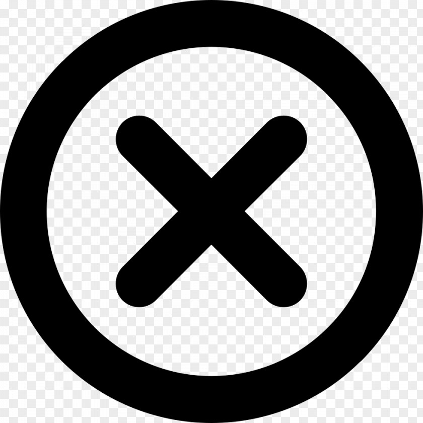 Delete Button X Mark Red Symbol Clip Art PNG