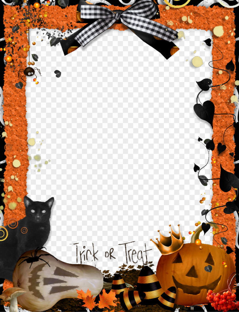 Download Images Free Frame Halloween Picture Frames Trick-or-treating Craft Clip Art PNG