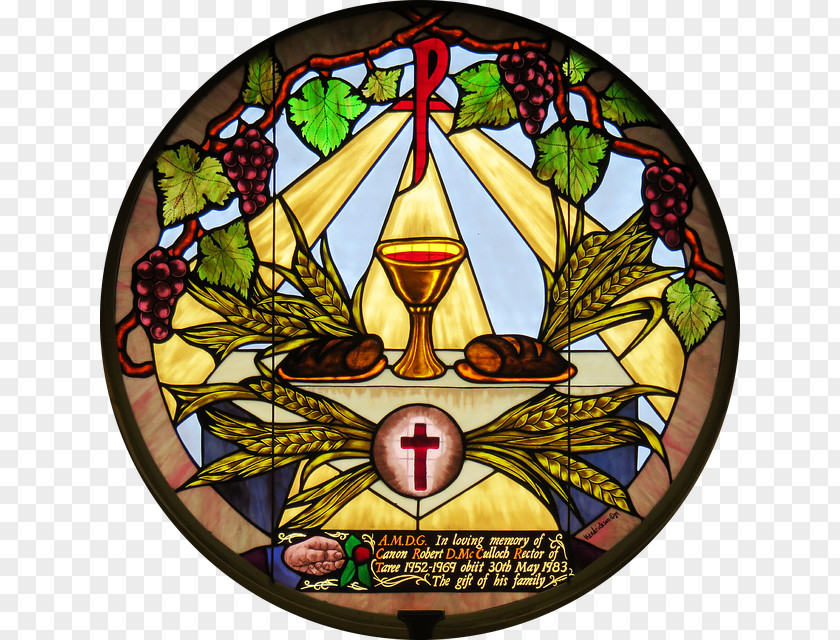 HOLY WEEK Window Eucharist In The Catholic Church Stained Glass PNG