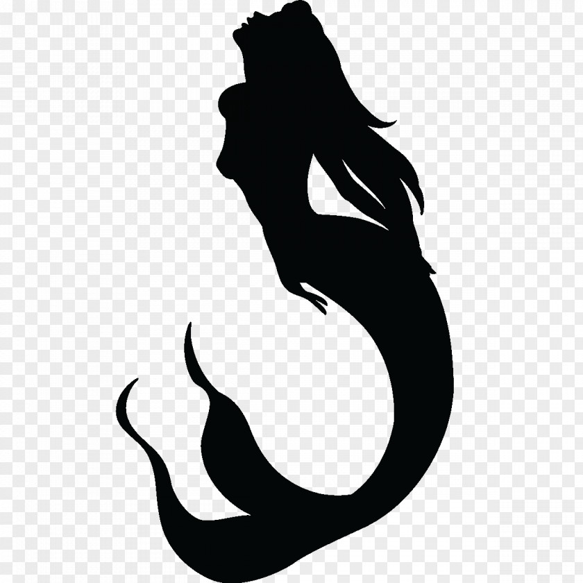 Mermaid Tail Sticker Bathroom Shower Toilet Wall Decal PNG
