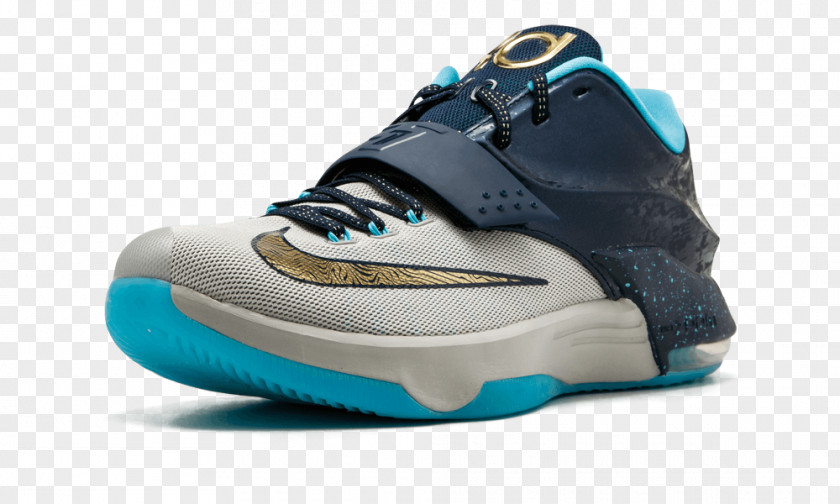 Ocean Blue KD Shoes Sports Basketball Shoe Sportswear Product Design PNG