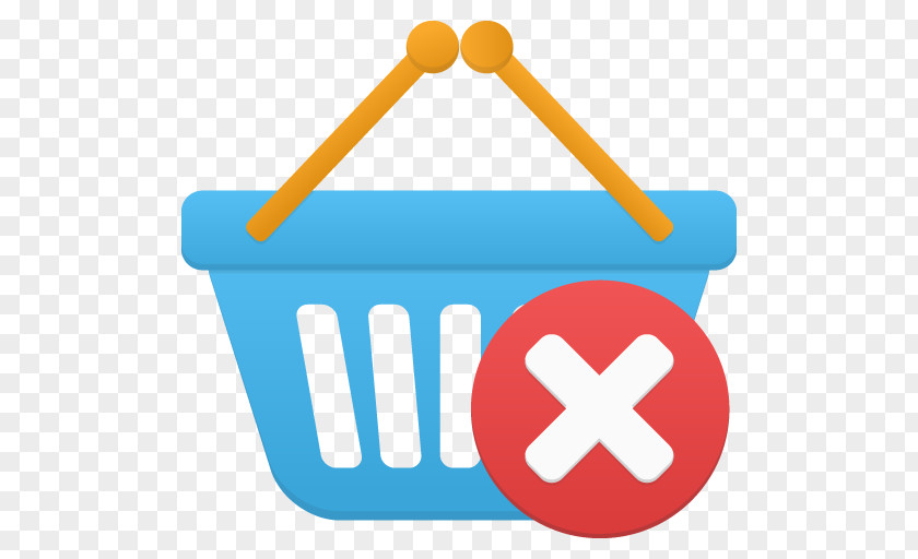Shopping Basket Remove Area Text Brand Yellow PNG