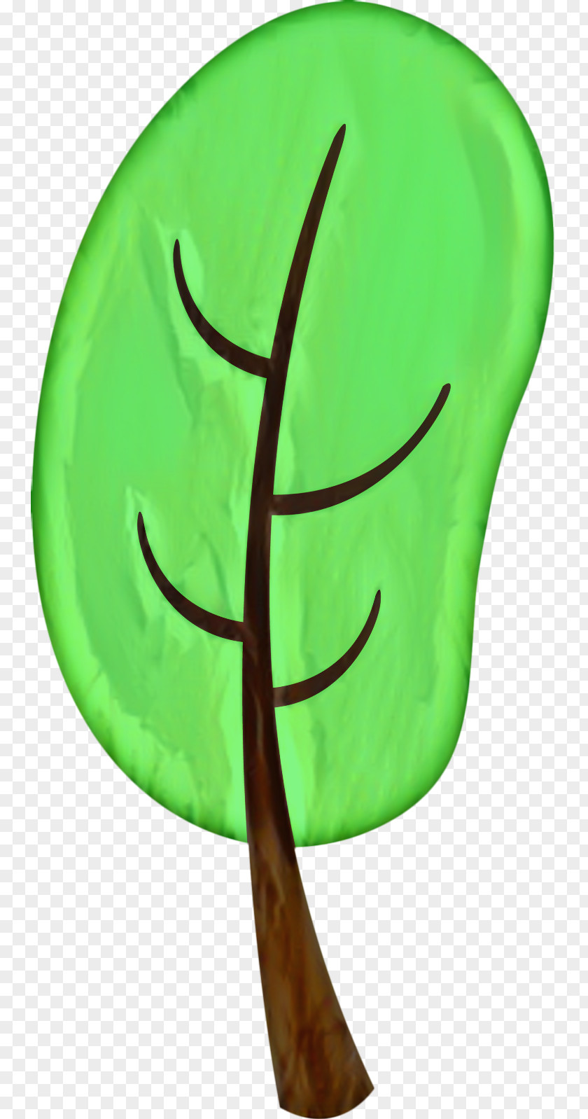 Smile Plant Green Leaf Background PNG