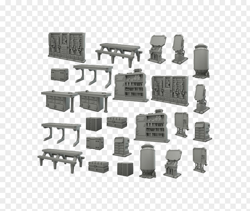 World Scenery Mantic Games Space Hulk Set Board Game PNG