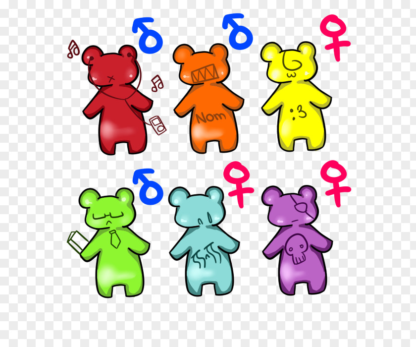 Bear Gummy Candy Clip Art Drawing PNG