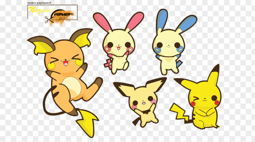 Cute Little Kitty Pikachu Ash Ketchum Rabbit Pokémon PNG