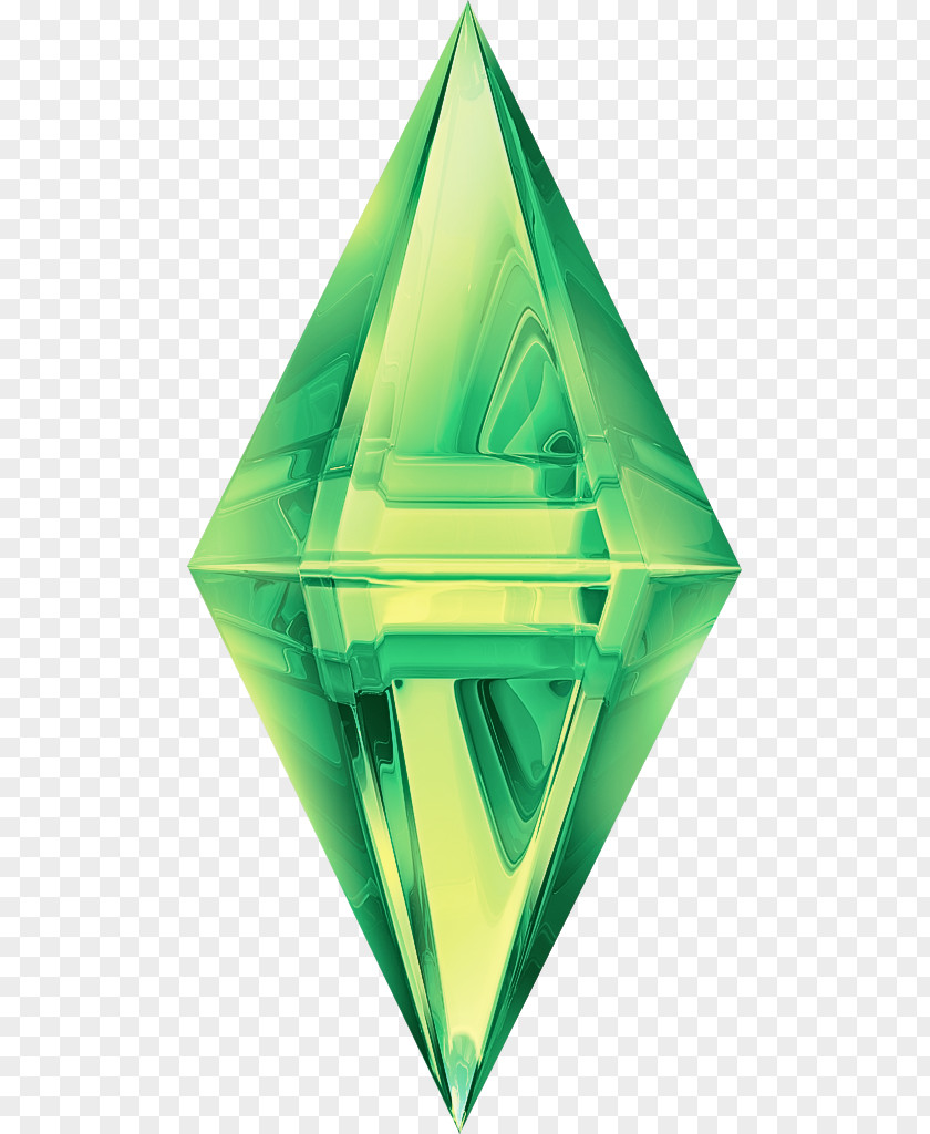 Green Prism Triangle Gemstone Emerald PNG