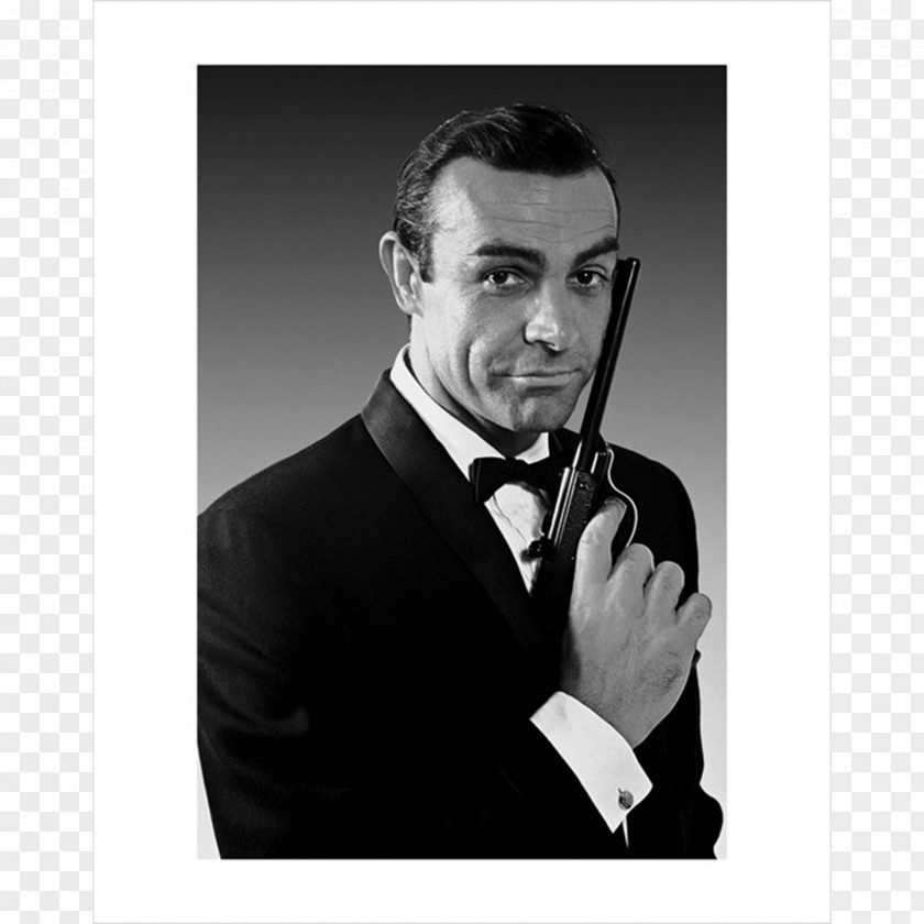 James Bond Sean Connery Film Series Goldfinger Poster PNG