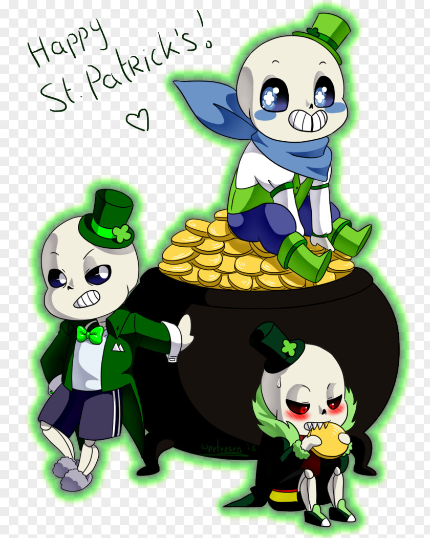 United States Undertale Saint Patrick's Day PNG