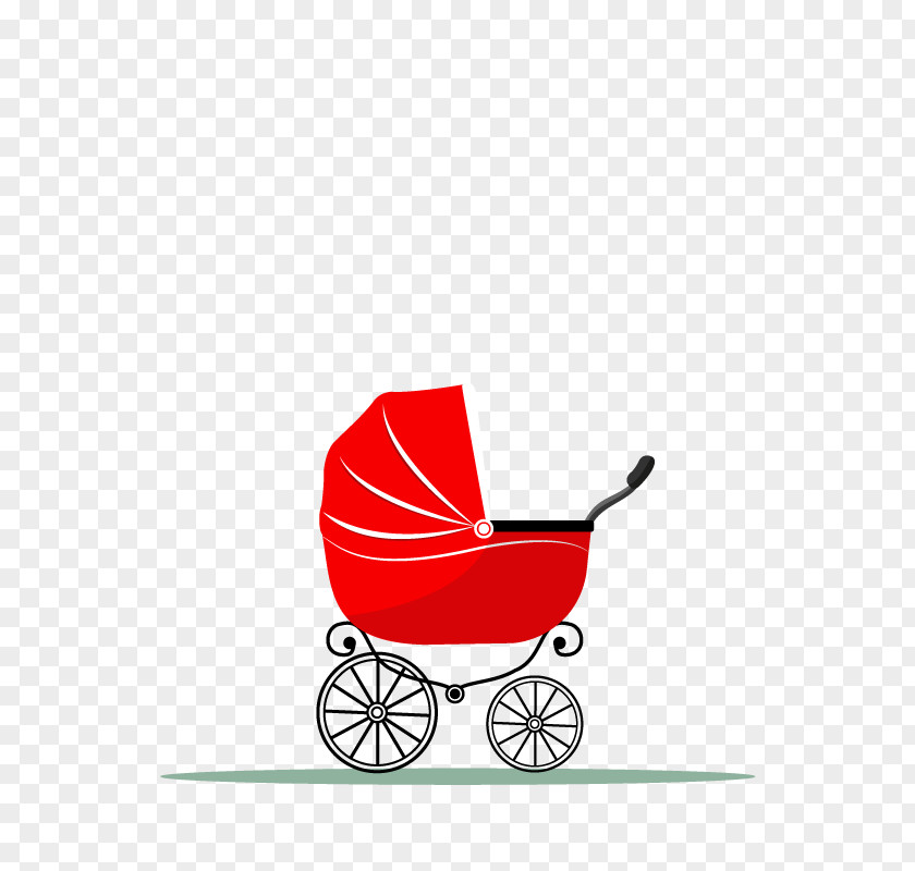 Vector Stroller Baby Transport Infant Child Mother PNG
