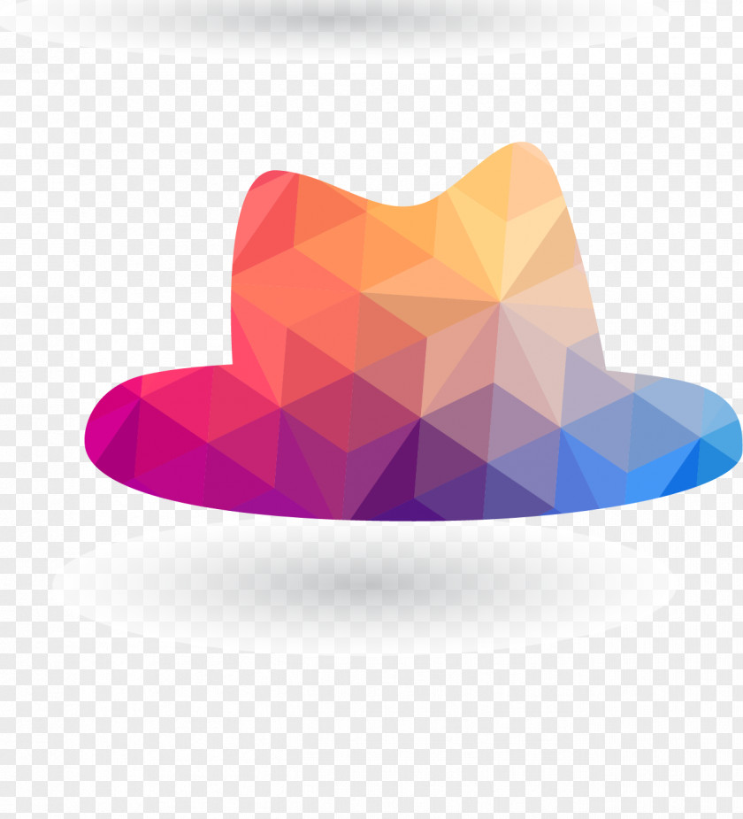 Color Hat Cushion Paper PNG