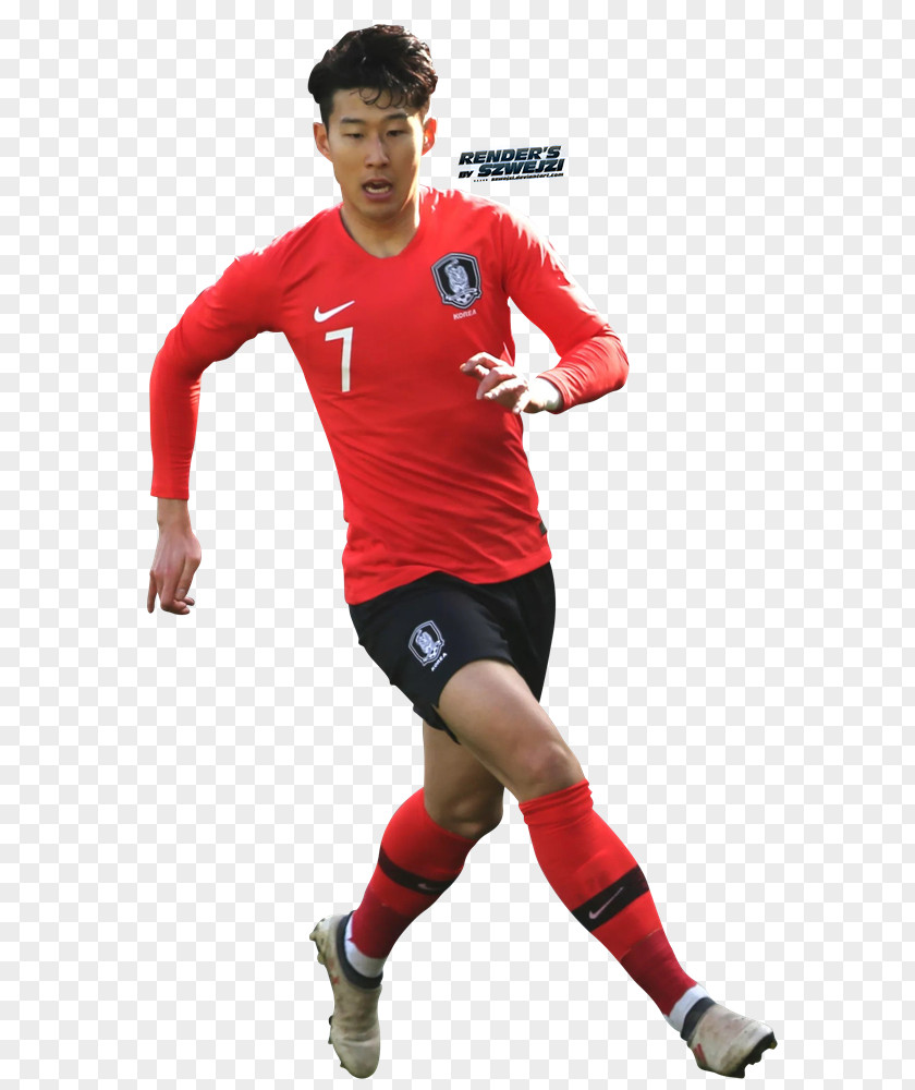 Football Son Heung-min 2018 World Cup Jersey Soccer Player PNG