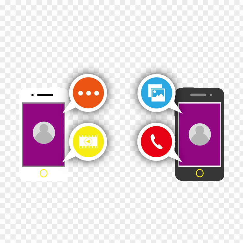 Mobile Phones And Dialog Phone Clip Art PNG