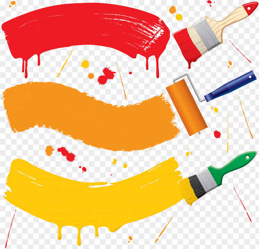 Paint Rollers Painting Brush PNG