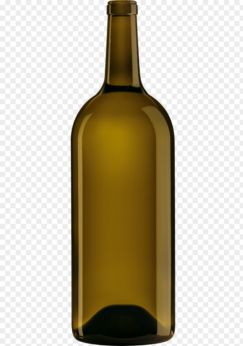 Plate Glass White Wine Bottle PNG