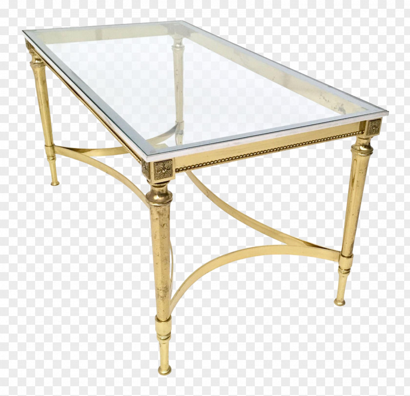 Table Coffee Tables Bedside Furniture Brass PNG