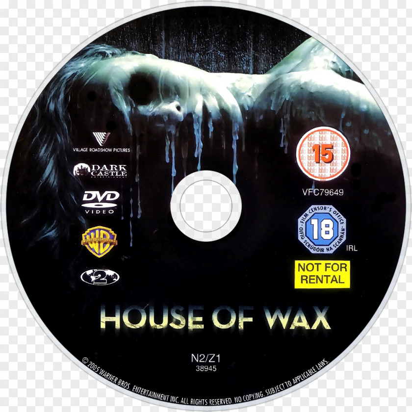 Wax Printing 3D Film Thriller Compact Disc Poster PNG