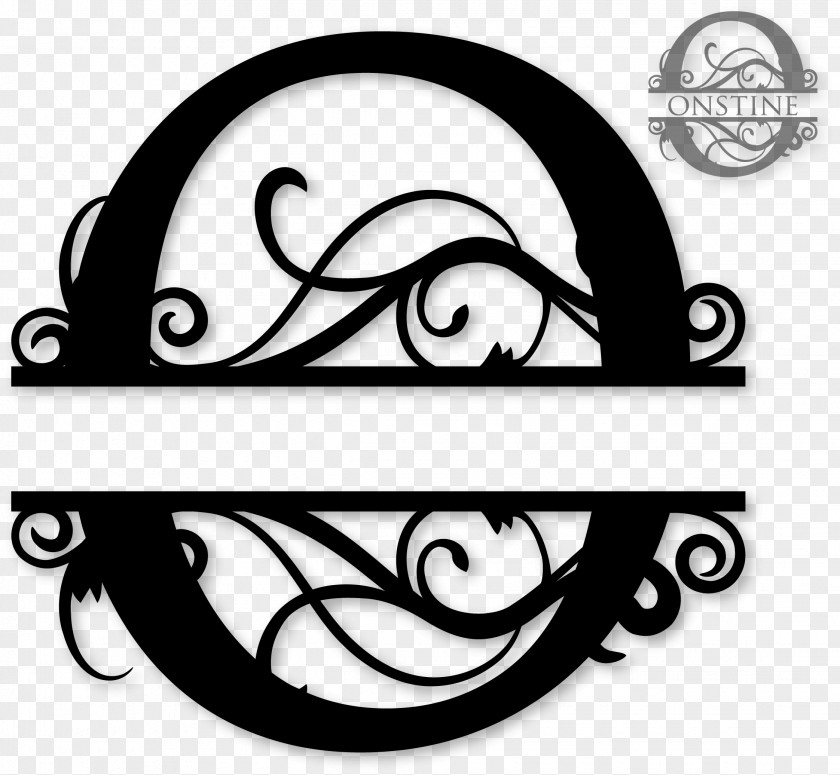 Monogram Letter Decal Initial Clip Art PNG