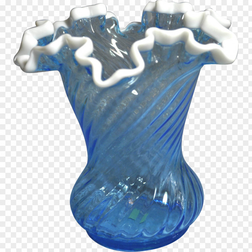 Vase Cobalt Blue Glass Figurine PNG