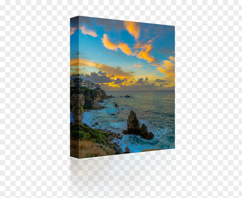 Sunrise Over Sea Corona Del Mar, Newport Beach ONSIA® Sound Art™ Image Painting PNG