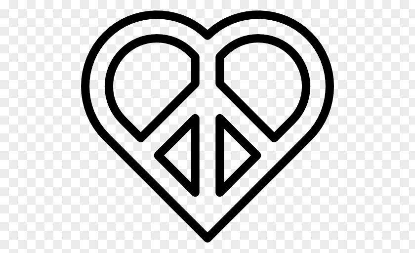 Symbol Peace Symbols Heart Pacifism PNG