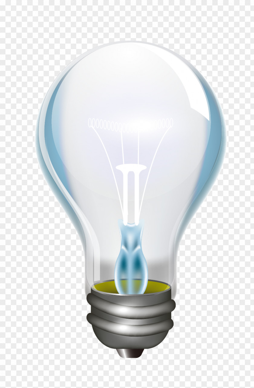 Vector Bulb Incandescent Light LED Lamp PNG