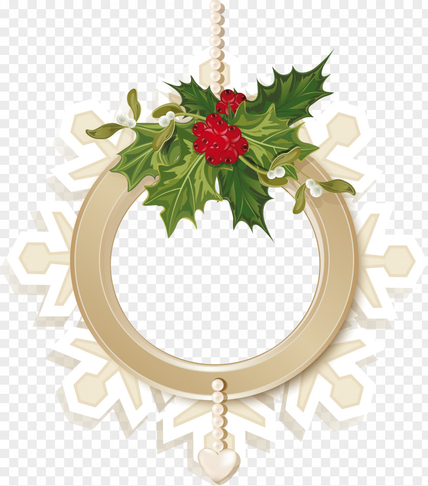 Wreath Paper Christmas Pattern PNG